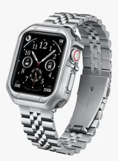 Apple Watch用シルバーブレスレットバンド