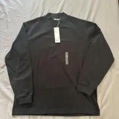 UNIQLO U ブラッシュドモックネックロングT ブラック　サイズXL新品