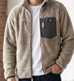Dickies ボアジャケット ベージュ XL