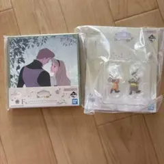 ディズニープリンセス　一番くじ　ミニキャンバスボード　ミニフィギュアチャーム