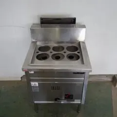 コメットカトウ / 美品 業務用 ゆで麺機 4穴 LPガス用 / 丸テボ4つ付