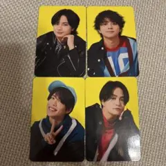 SexyZone 人生遊戯　3形態特典カード4枚セット