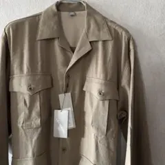 221VILLAGE SILK LINEN SAFARI SHIRTJACKETのサムネイル