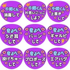 なにわ男子　高橋恭平　きょへ　きょろ　ファンサ　カンペ　うちわ文字　B