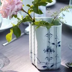 新品！ロイヤルコペンハーゲン ブルーパルメッテ フラワーベース　花瓶