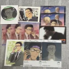 名探偵コナン 風見裕也 カード ぱしゃこれ クリアカード 缶バッジ まとめ売り