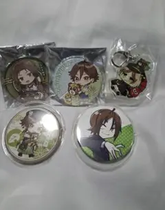 うらたぬき 缶バッジ アクリルキーホルダー