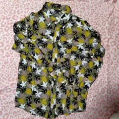 花柄 長袖シャツ 　Mサイズ サイズ表参照