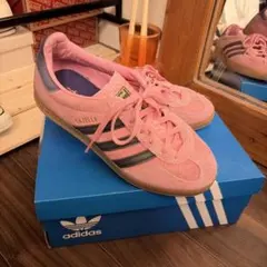 adidas GAZELLE INDOOR W ピンク 23.5cm