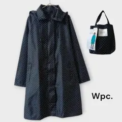 試着のみ／Wpc. レインコート Aライン FREE ドット柄 収納袋つき