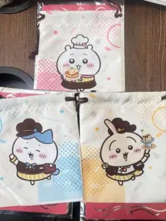 く*つ様 ココス ちいかわ ハチワレ うさぎ 3種セット 巾着 第1弾