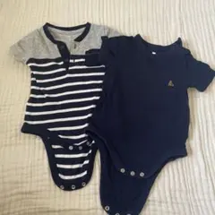baby GAPロンパース2枚セット 6-12ヶ月