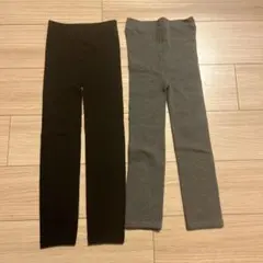 110サイズヒートテックレギンス2枚セット