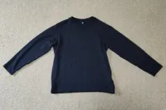 UNIQLO　ユニクロ　ネイビー　長袖セーター　ニット　140cm