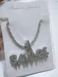 シルバーカラー　ネックレス