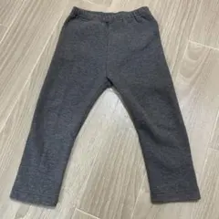 No.8／ユニクロ ベビー フリースレギンス 10分丈 90 グレー