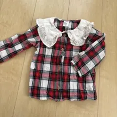 H&M チェック柄シャツ 74cm