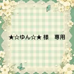 ★☆ゆん☆★ 様　專用