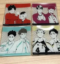 ハイキュー 一番くじ ガラス皿　4枚セット