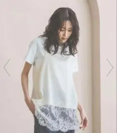グローバルワーク　サテンレースキャミチュニック　Mのサムネイル