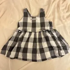 bébé チェック柄 ワンピース　90cm