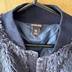 紺色　フリースジャケット裏地付き　XXL