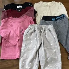 子ども服　90 95サイズ　女の子　ベビー服まとめ売り 冬服　春服　長袖