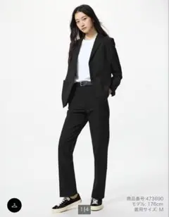 ユニクロ　スーツ　上下　レディース