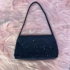 ビーズ刺繍 ハンドバッグ