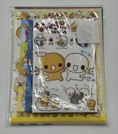 なっとうちゃんとこめつぶっち　平成レトロ　レターセット