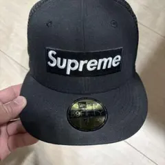 Supreme 59FIFTY キャップ ブラック 7 1/2