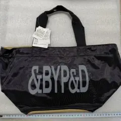 新品　&BYP&D ロゴ入りトートバッグ 大きめのサムネイル