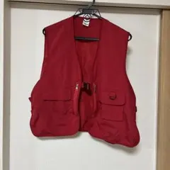 キッズダンス　赤ベスト　160cm