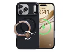 CASEKOO iPhone 17 Pro 用 ケース 360度回転スタンド