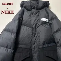 Sacai × Nike トレンチコート L ブラック ナイキ モッズコート - メルカリ
