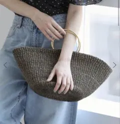 y*o様 OUTERSUNSET 美品 Abaca アバカバスケットバッグ 辺見 - メルカリ