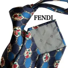 FENDI ネクタイ ネイビー 花柄　新品未使用 2026年最新】Fendi 柄・デザイン：花柄 メンズ ネクタイの人気アイテム