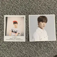 2枚セット　seventeen ディノ　セブチ　カード　ポラロイド