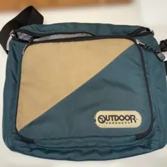 OUTDOOR ショルダーバッグ ダークグリーン/ベージュのサムネイル