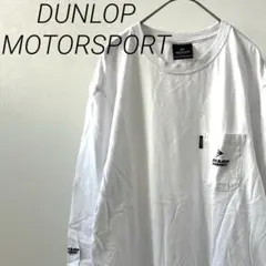 DUNLOP Tシャツ 七分袖 クルーネック 胸ポケット ロゴ刺繍 シンプルのサムネイル
