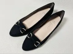 MH13◆新品◆artemis byDIANA リボンローファーパンプス22.0