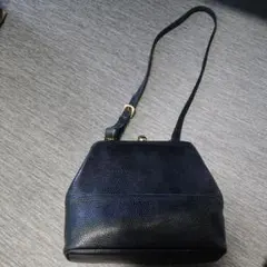 ungaro ショルダーバッグ リザード型押し がま口 ブラックのサムネイル