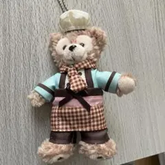 ダッフィー ぬいぐるみバッジ スウィートダッフィー バレンタイン