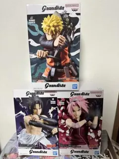 Grandista ナルトフィギュア 3体セット ナルト サクラ サスケ