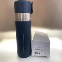 スターバックス ステンレスボトル STANLEYネイビー473ml
