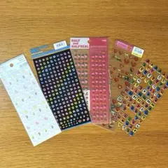 3Dぷっくりシール　他　いろいろシールセット