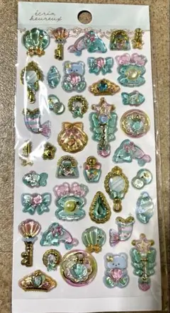 宝石　うるちゅるシール　エクランウルーシール　アンティーク カミオジャパン