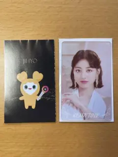 TWICE　ジヒョ　オフラインくじ　参加賞　クリアトレカ