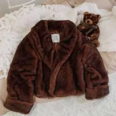 treat urself ファーコート ブラウン