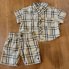 POLOベビー　フォーマル 80cm 半袖シャツ 半ズボン　2点セット